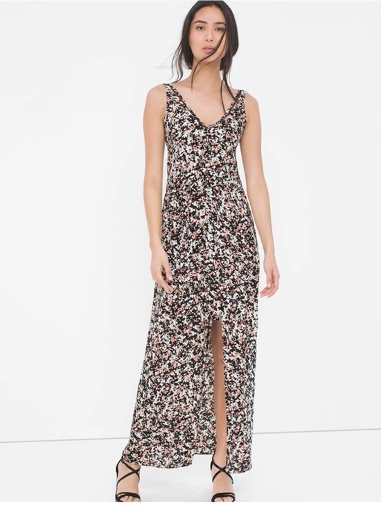 White House Black Market Dresses & Skirts - White House Black Market Floral High-Low Maxi Dress – Size 6 Like New!